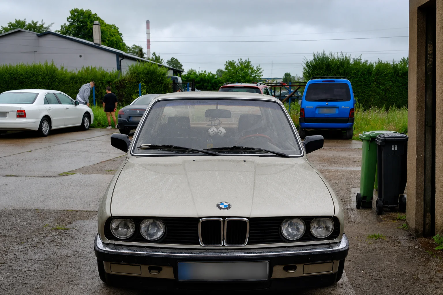 BMW E30 po wymianie uszczelki szyby czołowej w eMKa GLASS