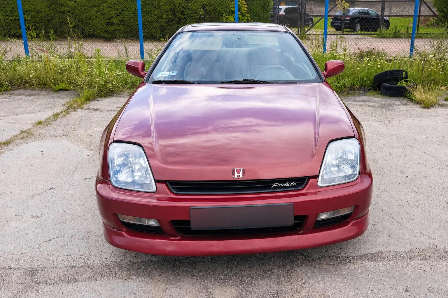 Honda Prelude po wymianie szyby przedniej w eMKa GLASS