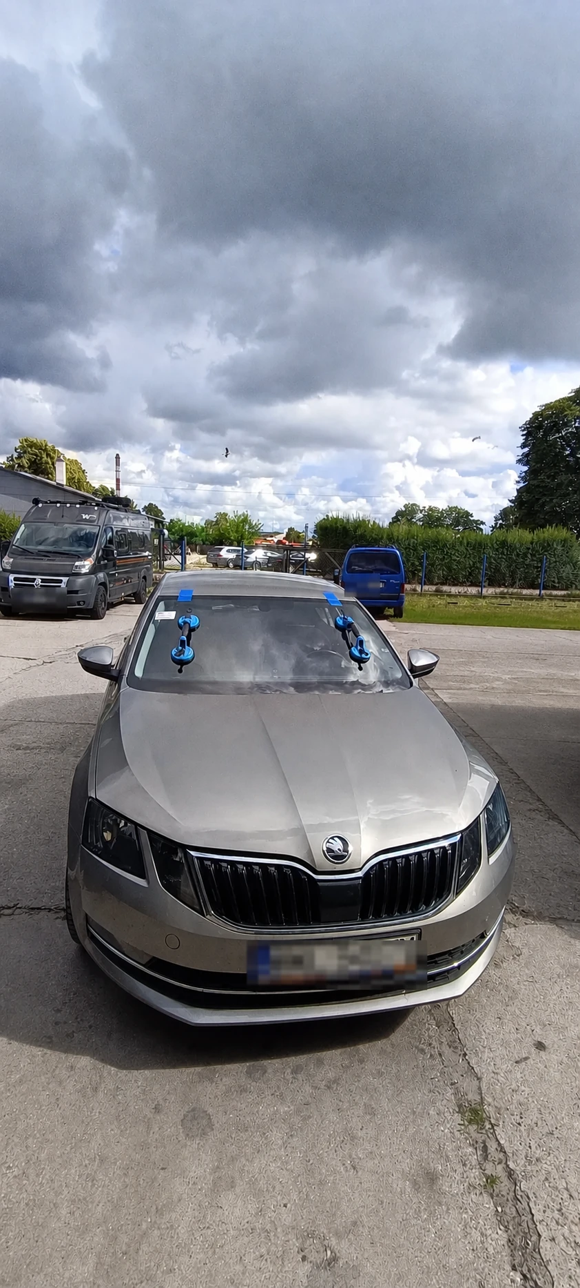 Škoda Octavia 2020 po wymianie szyby czołowej w eMKa GLASS